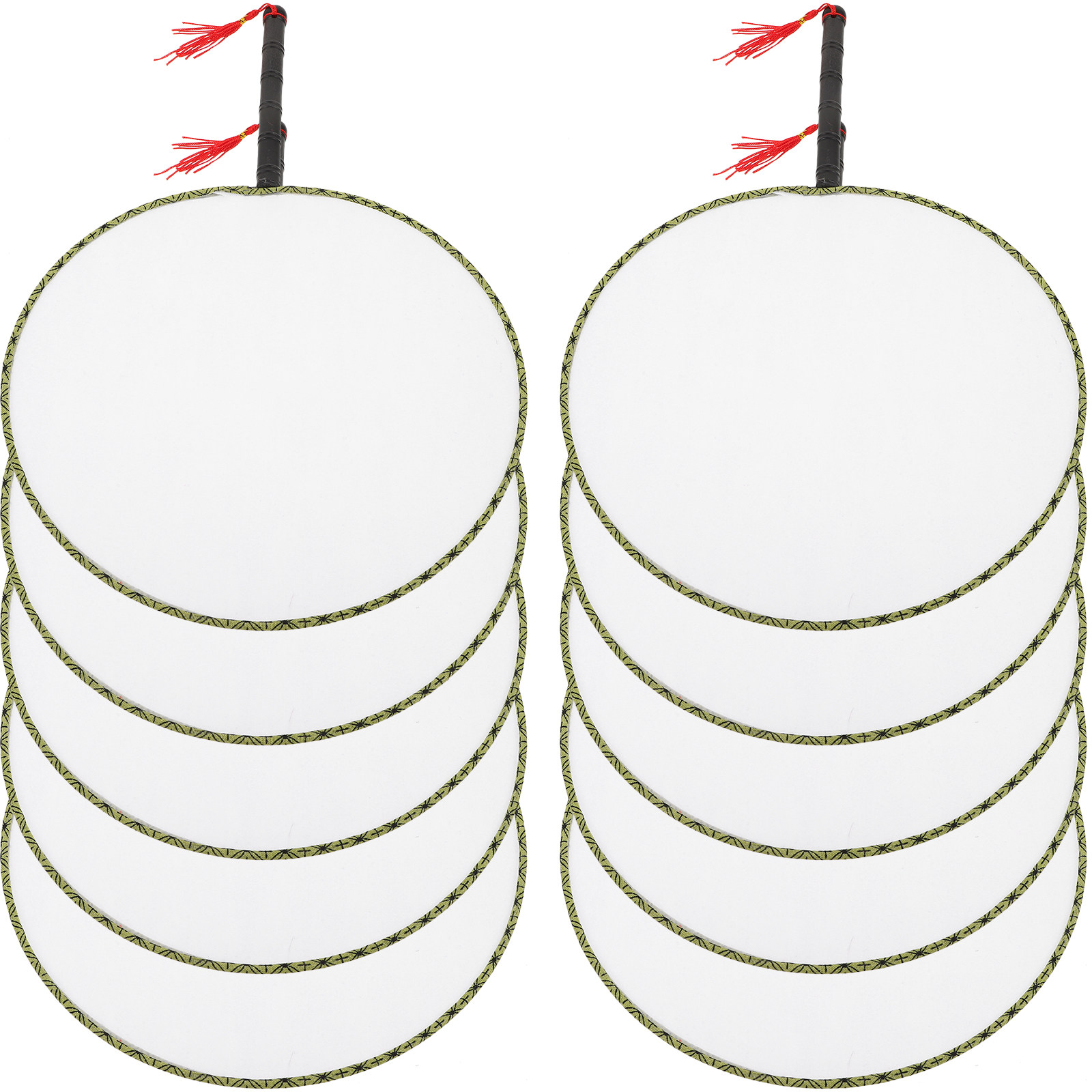 10Pcs Blank Fan for Painting a - đánh giá và giá Art Craft For Kindergarten