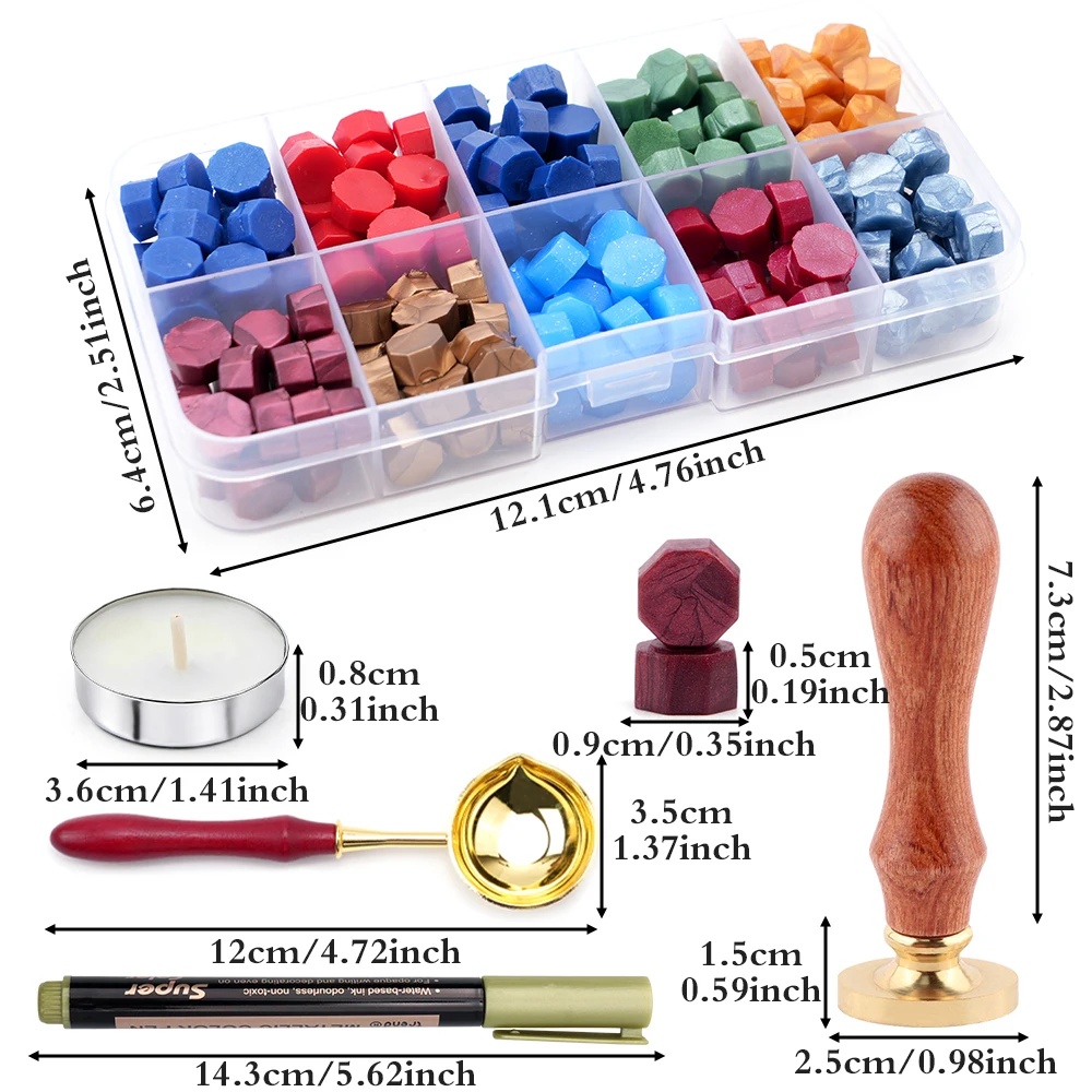 Colorful Sealing Wax Kit Alpha - đánh giá và giá Batik Wax Kit