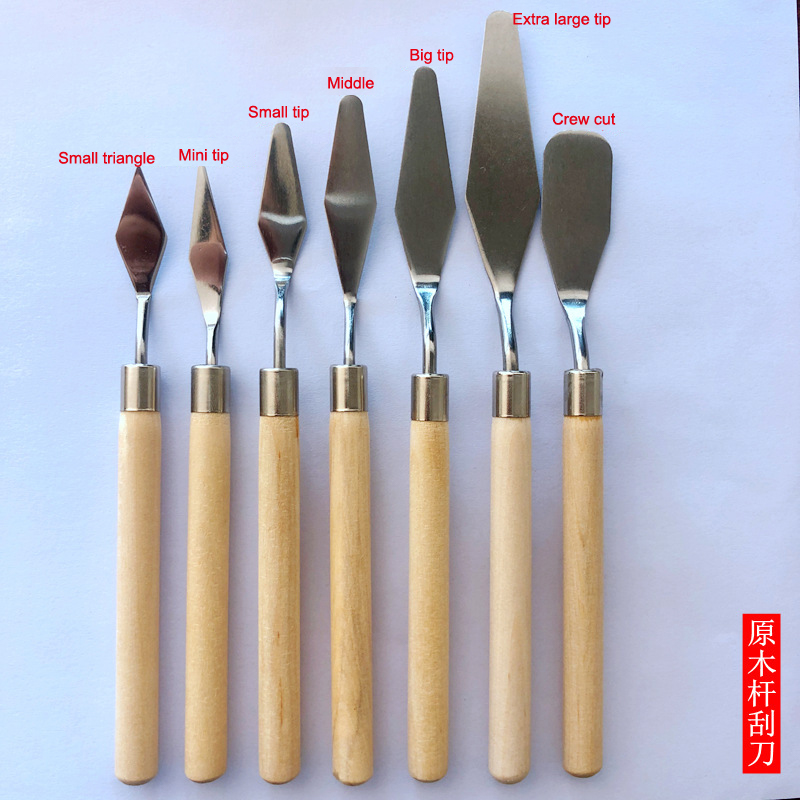 【Happy】7Pcs/Set Stainless Stee - đánh giá và giá Painting Knife Palette