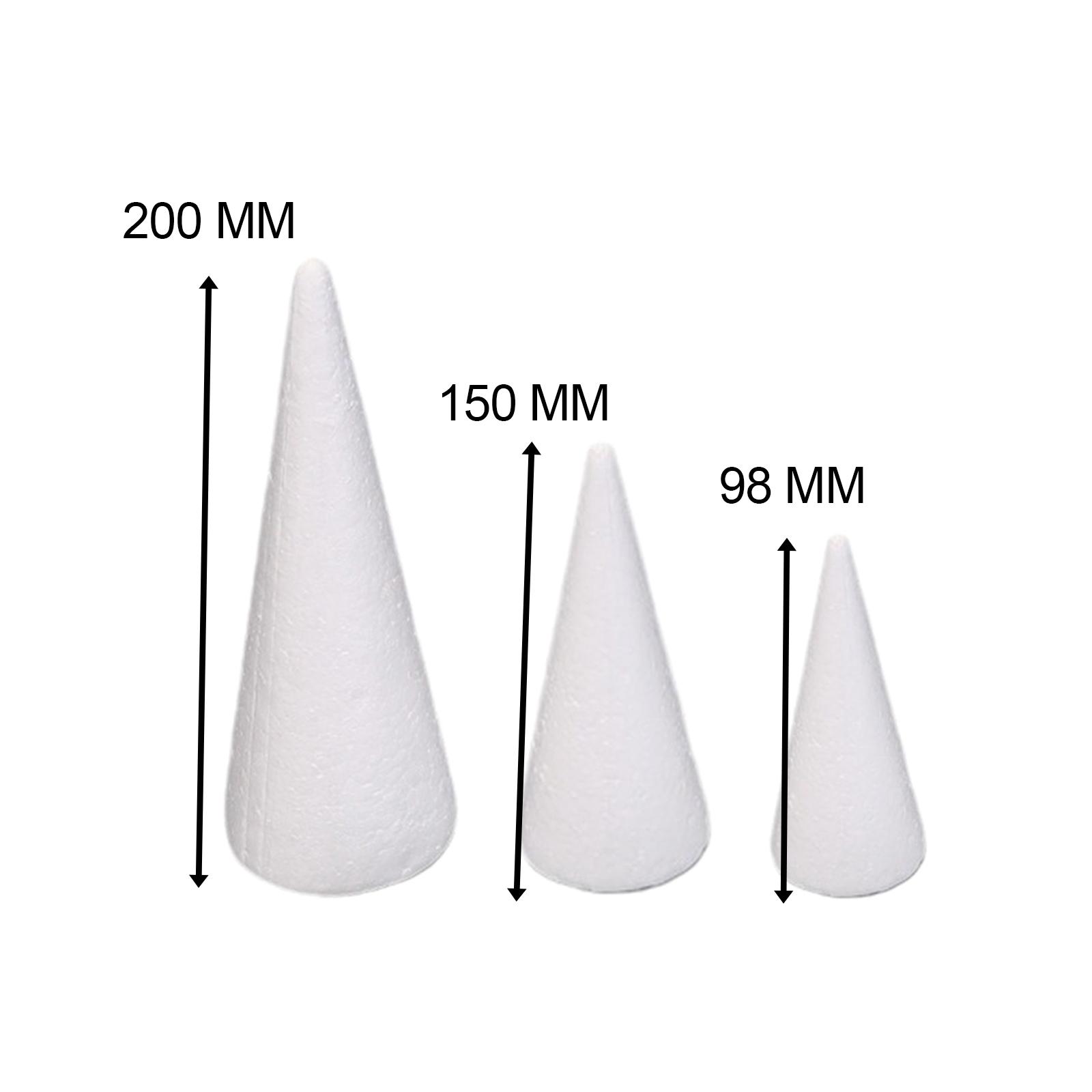 15Pcs Craft Foam Cones White P - đánh giá và giá Art Craft For Christmas