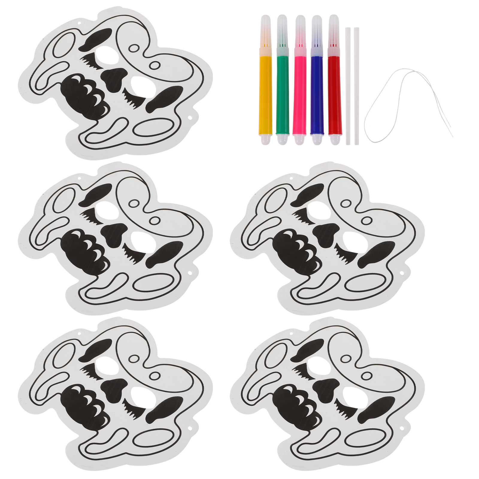 1Set DIY Graffiti Balloon Mask - đánh giá và giá Art Craft Class