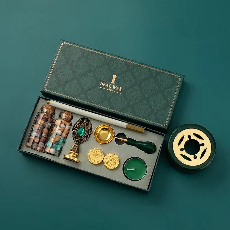 Wax Seal Stamp Set Vintage Kit - đánh giá và giá Batik Wax Kit
