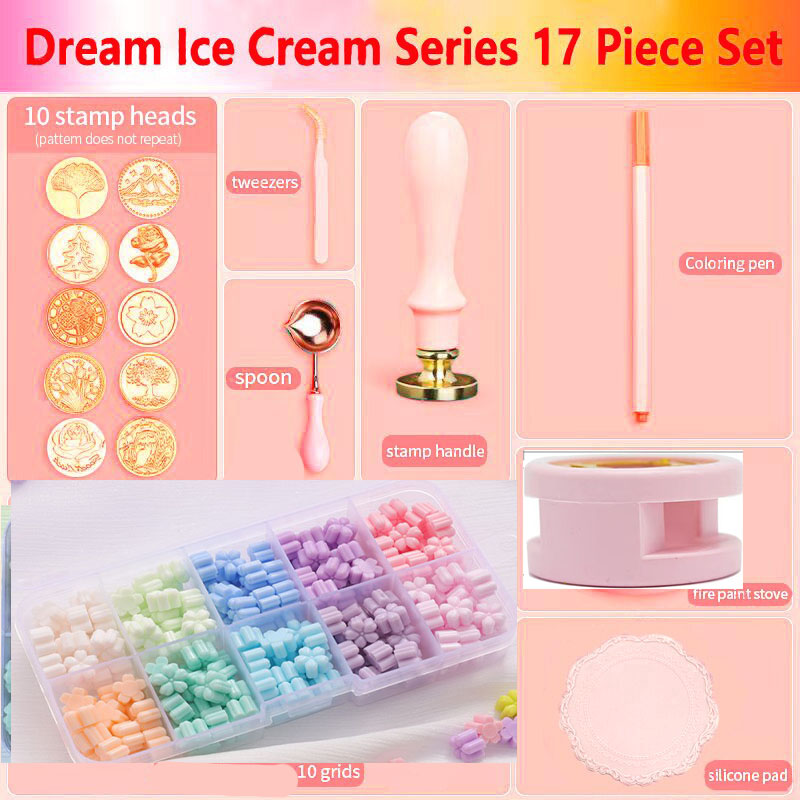 NEW Wax Seal Stamp Set Lacquer - đánh giá và giá Batik Wax Kit