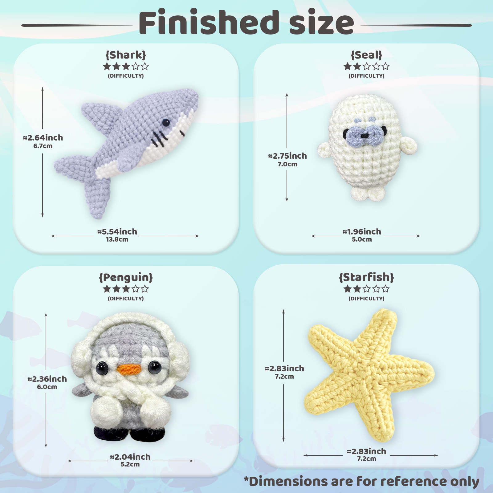 YAMAXIN 4PCS DIY Crochet Kit f - đánh giá và giá Art Craft Yarn