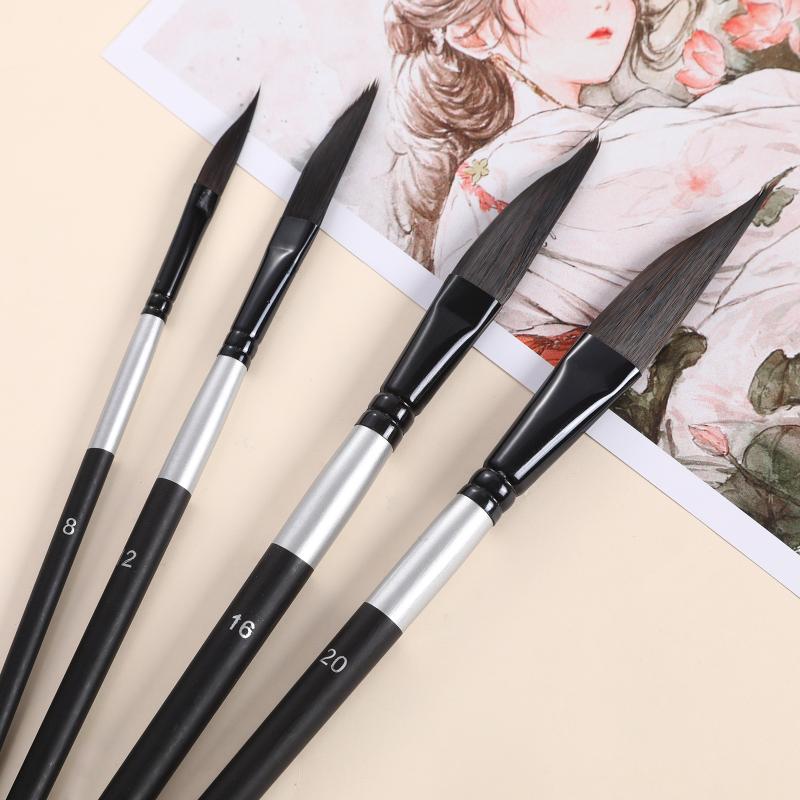 4pcs Pull Wire Paint Brush Set - đánh giá và giá Art Craft Class