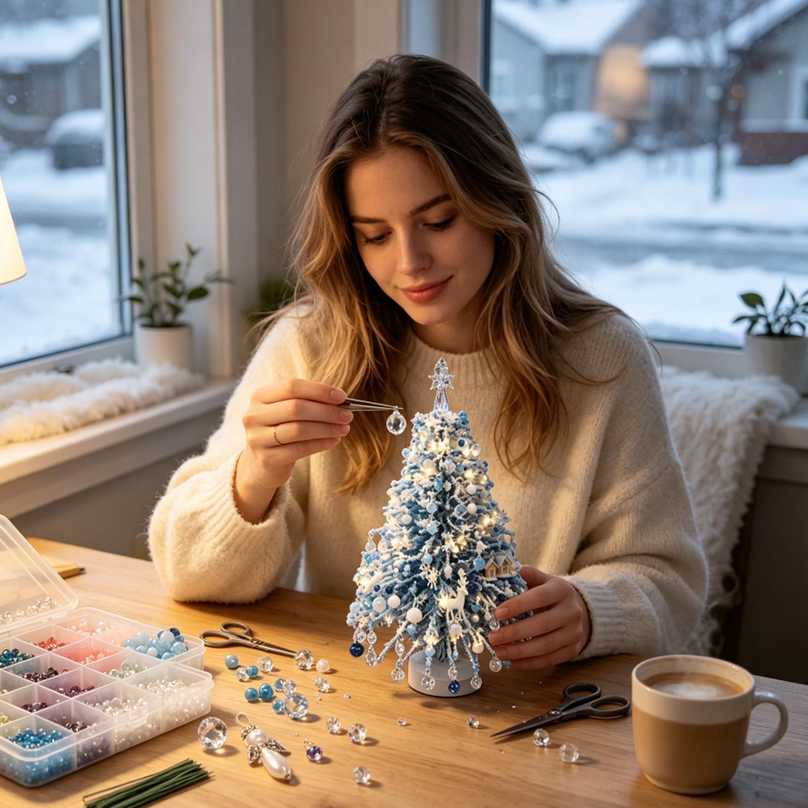 Christmas Tree Beading Art Win - đánh giá và giá Art Craft For Christmas