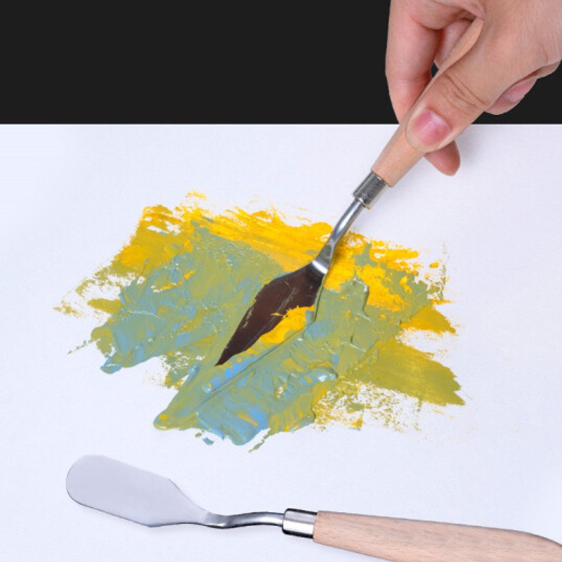 1-5 Chiếc Lớn Bảng Dao Cho Tin - đánh giá và giá Painting Knife Palette