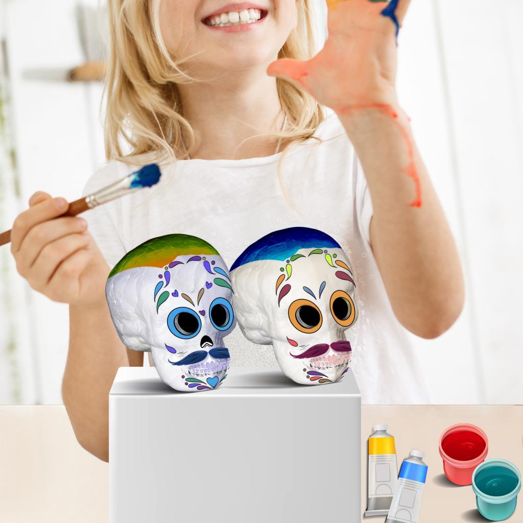 Moldable Craft Foam Skull Shap - đánh giá và giá Art Craft For Kindergarten