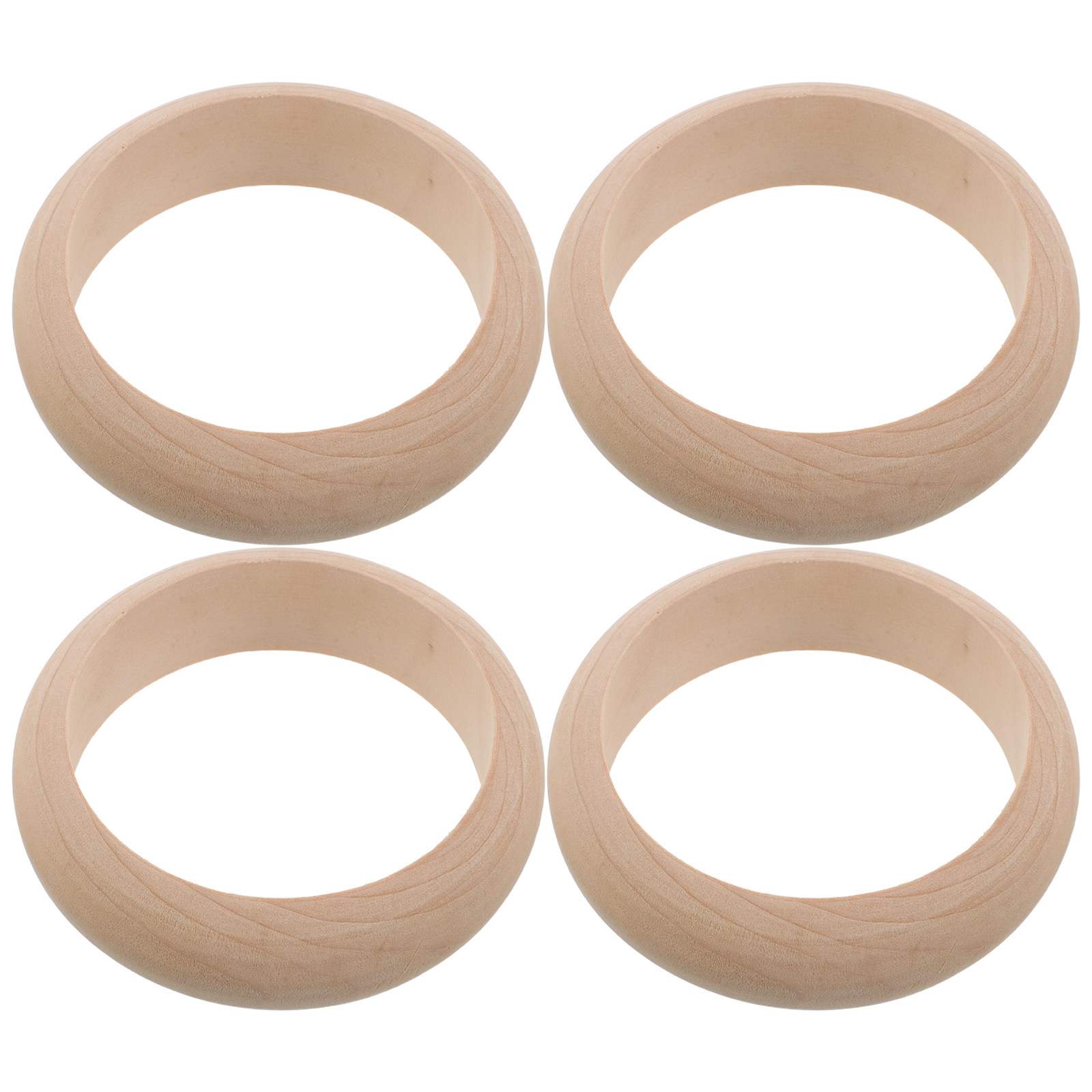 4Pcs Solid Wood Bangle Blanks  - đánh giá và giá Art Craft Wood