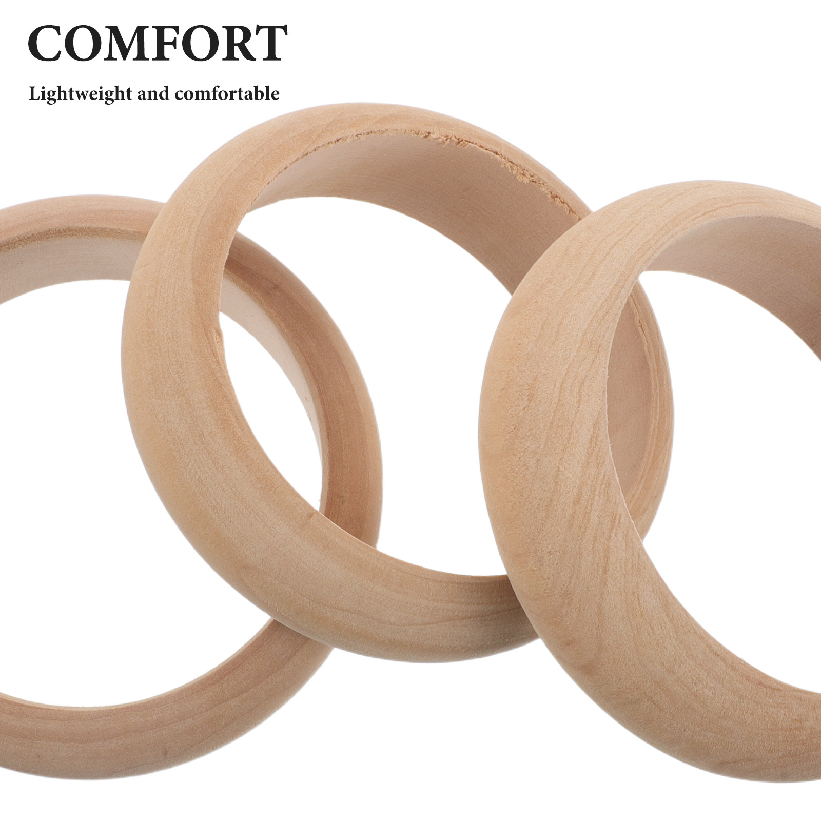 4Pcs Solid Wood Bangle Blanks  - đánh giá và giá Art Craft Wood