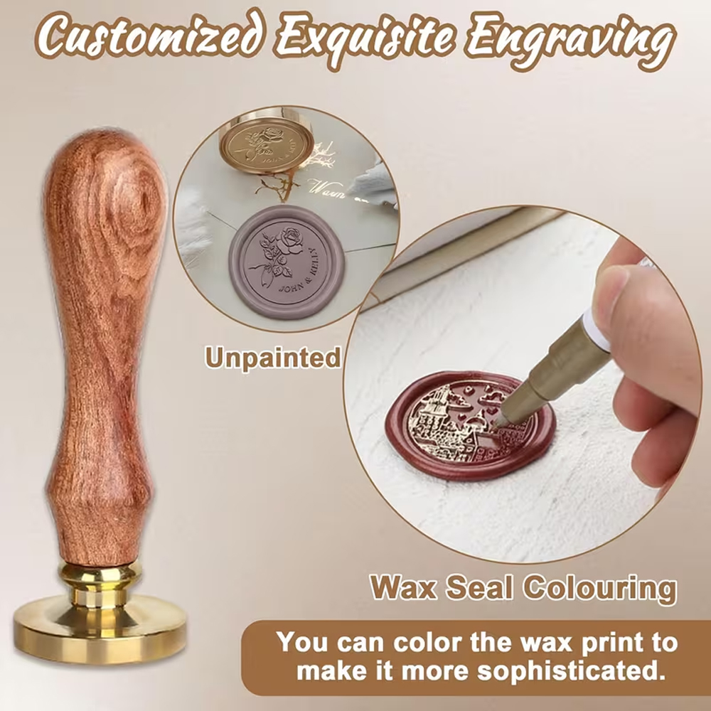 Personalized Wax Sealing Stamp - đánh giá và giá Batik Wax Kit