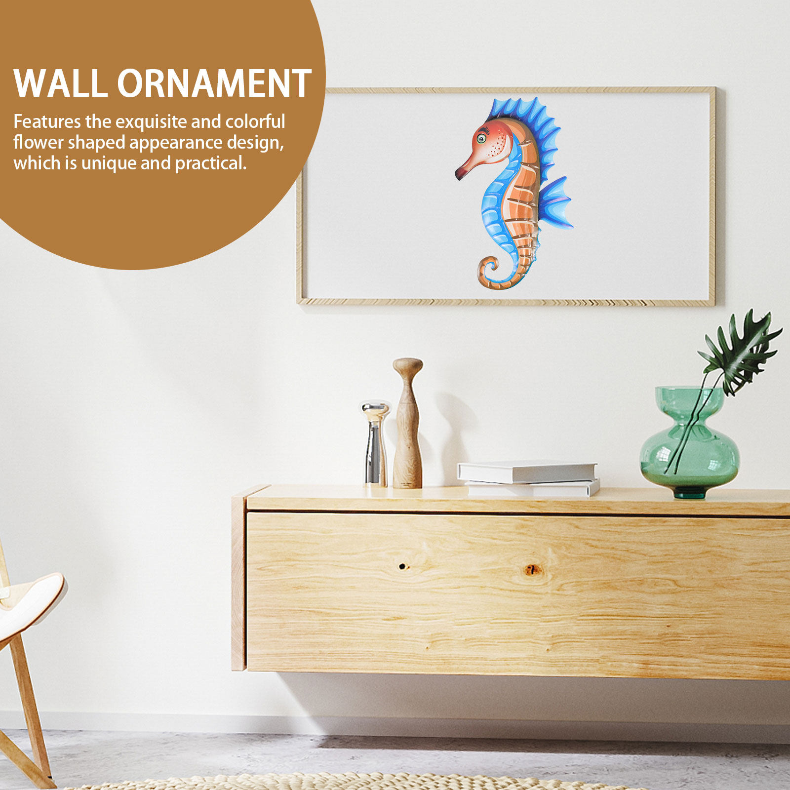Metal Sea Horse Wall Hanging D - đánh giá và giá Art Craft Horse