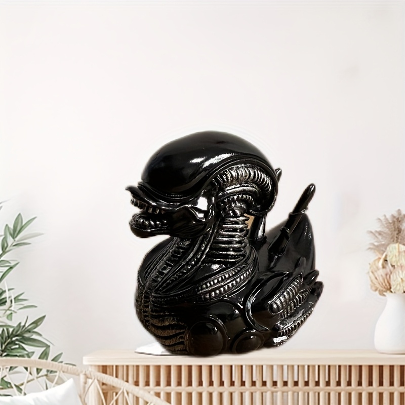 Alien Duck Resin Statue，Evil A - đánh giá và giá Art Craft Duck