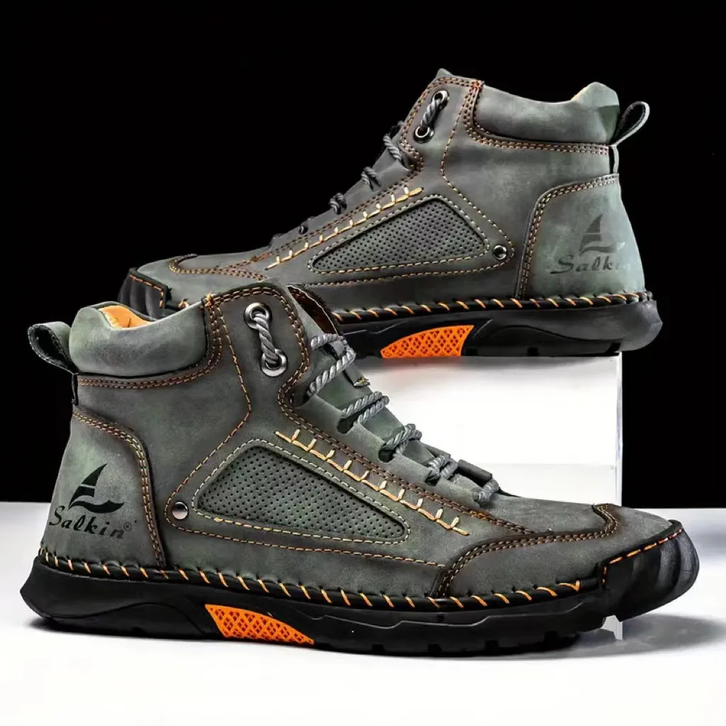 Men's Hand-stitched Boots Plus - đánh giá và giá Artwork Craft