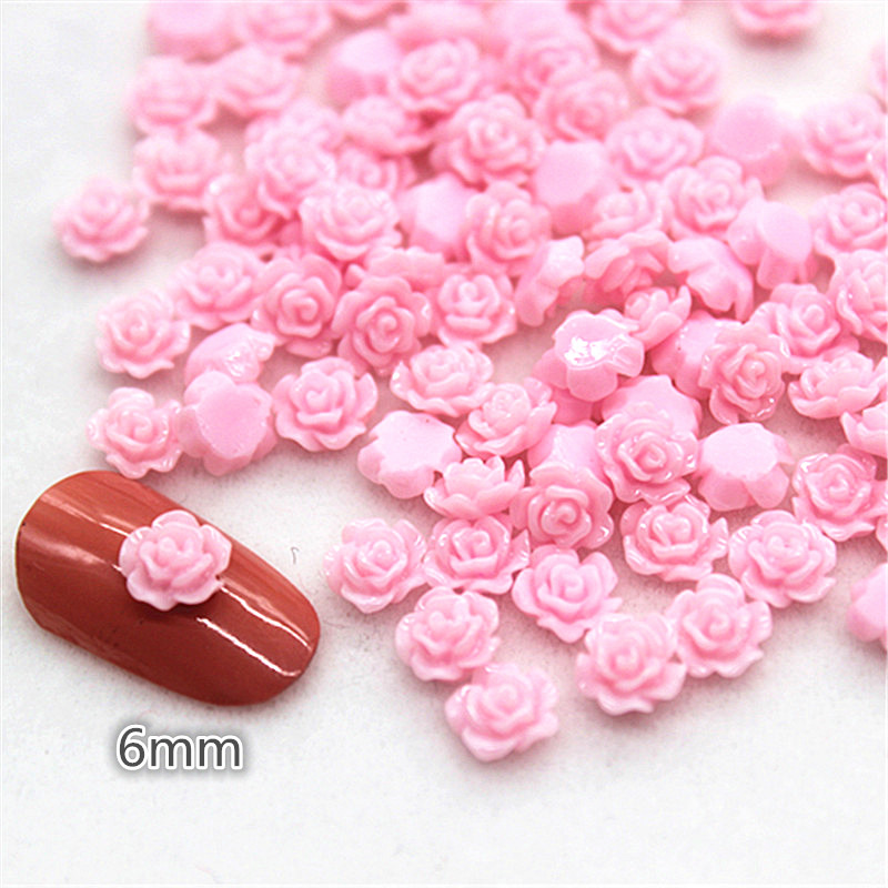 Bộ 100 6 Mm Nhựa Hoa Hồng Mini - đánh giá và giá Art Craft Rose