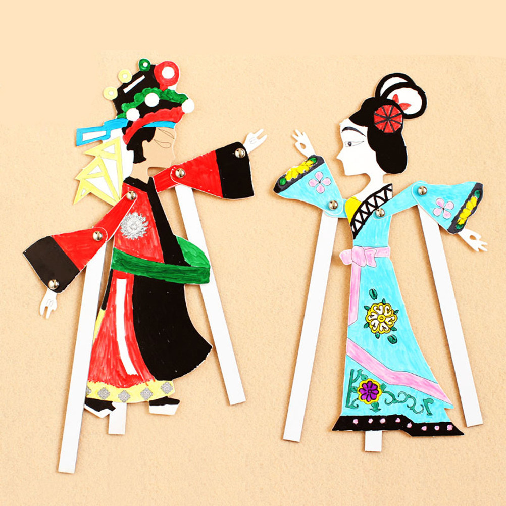 4Pcs Chinese Shadow Puppetry D - đánh giá và giá Art Craft For Kindergarten