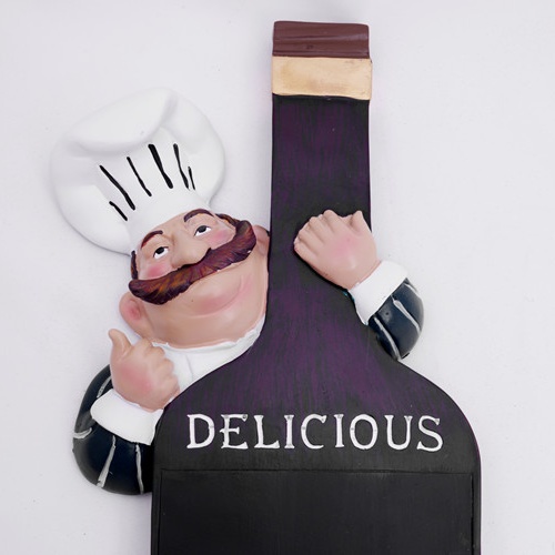 Chef and Fish Figurine Message - đánh giá và giá Art Craft Bakery