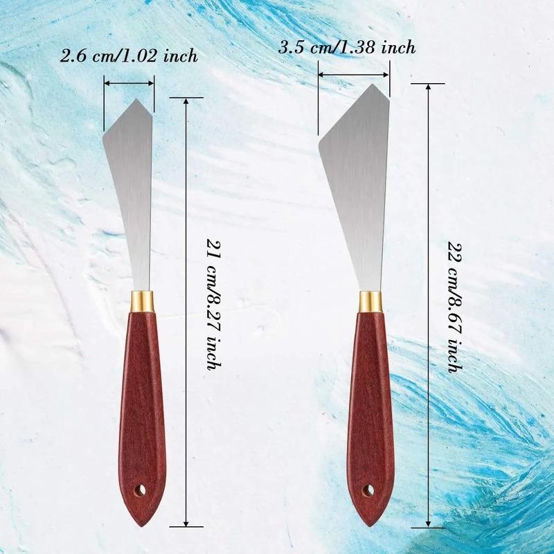 2pcs Painting Knife Set Painti - đánh giá và giá Painting Knife Palette