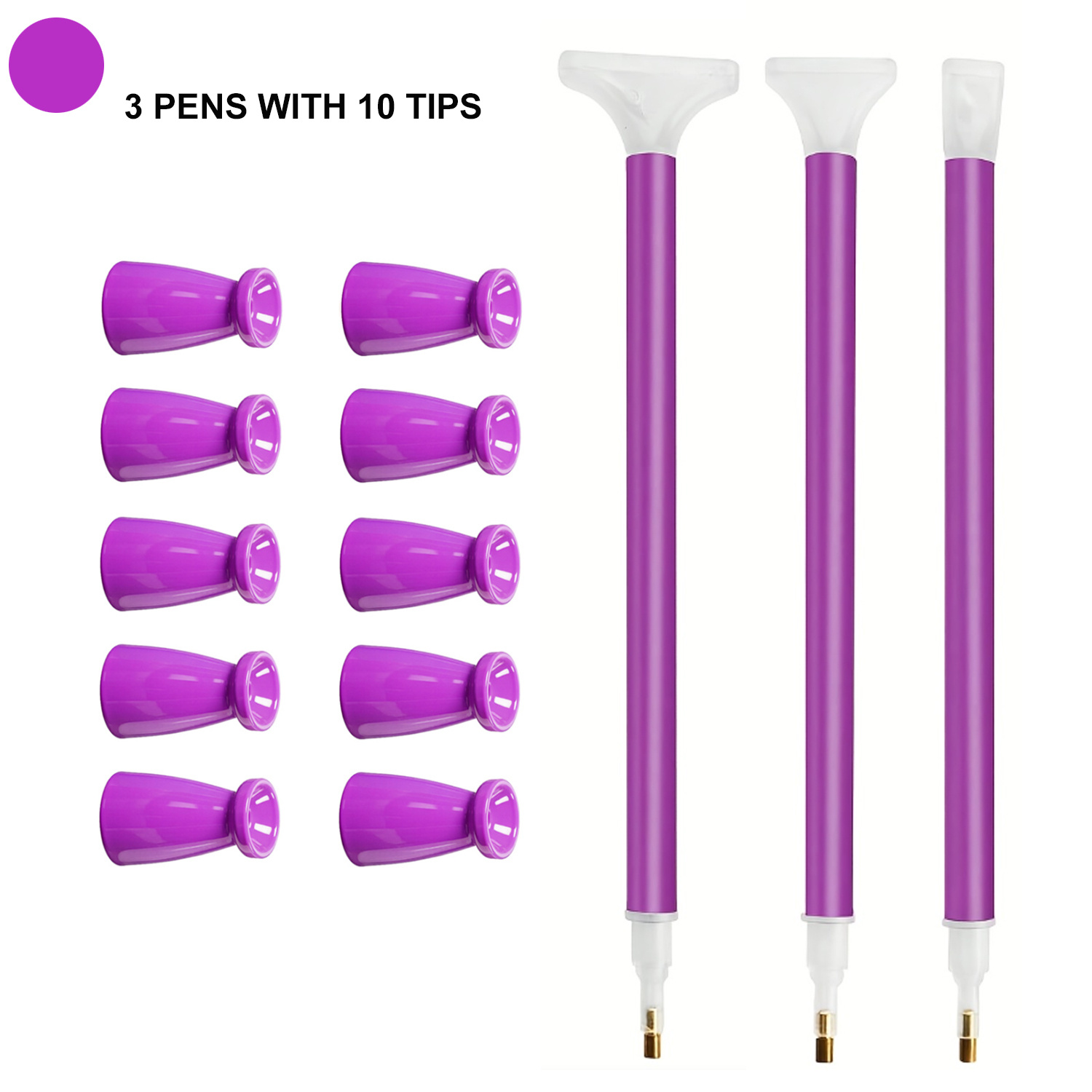 10 Silicone Tips & 3 Pens Diam - đánh giá và giá Art Craft Painting