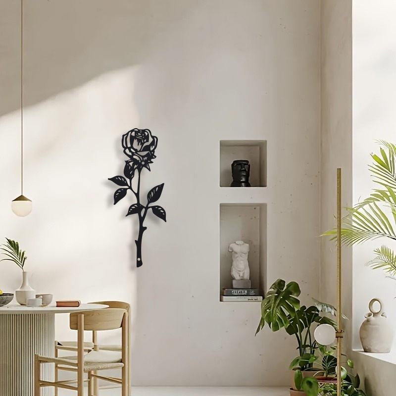 1pc Metal  Art Deco Rose Wall  - đánh giá và giá Art Craft Rose