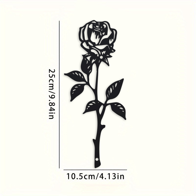 1pc Metal  Art Deco Rose Wall  - đánh giá và giá Art Craft Rose