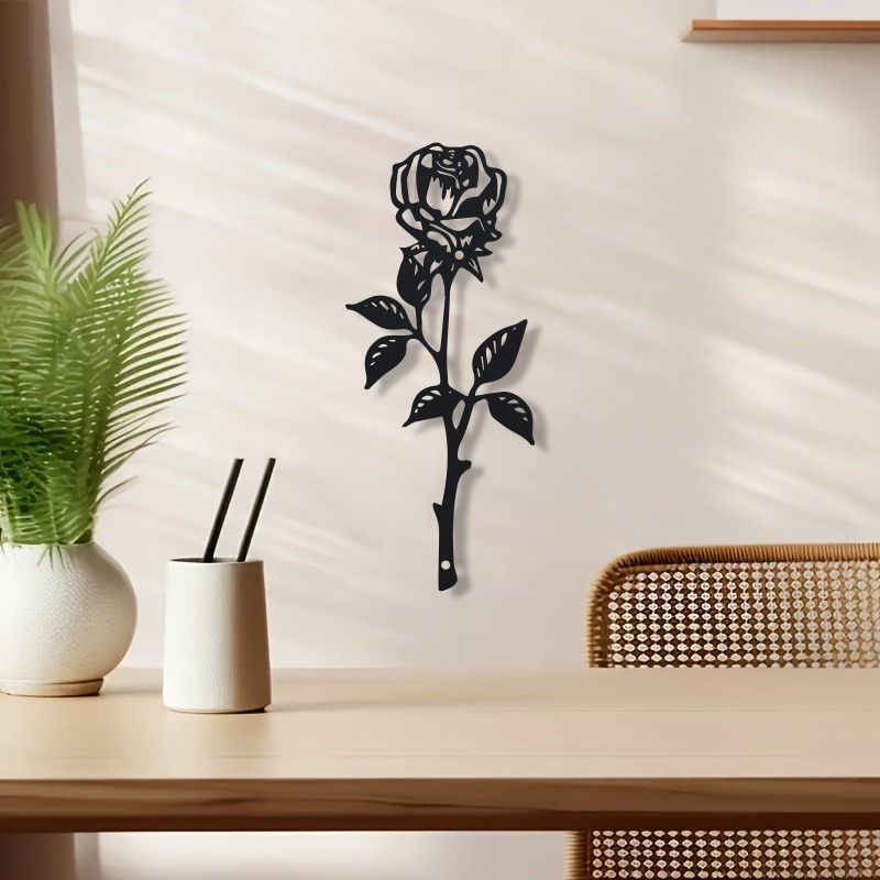 1pc Metal  Art Deco Rose Wall  - đánh giá và giá Art Craft Rose