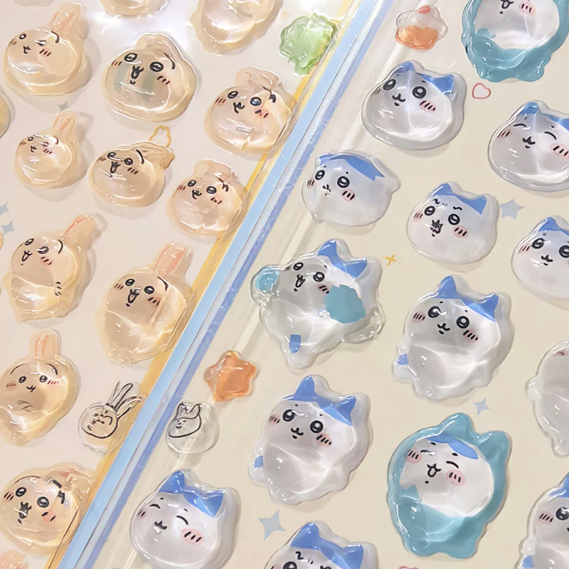 Chiikawa 3D Cute Relief Sticke - đánh giá và giá Artwork Craft