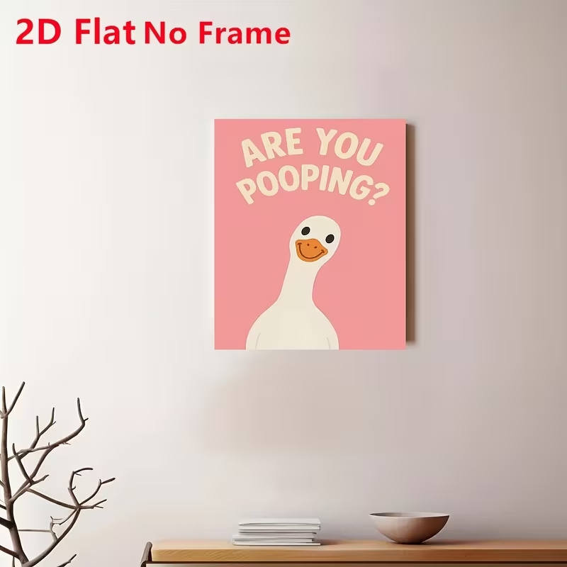 Modern Pink Are You Pooping Qu - đánh giá và giá Art Craft Duck
