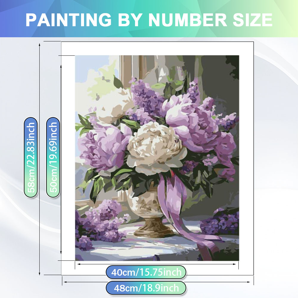 HUACAN Painting By Numbers Adu - đánh giá và giá Art Craft Rose