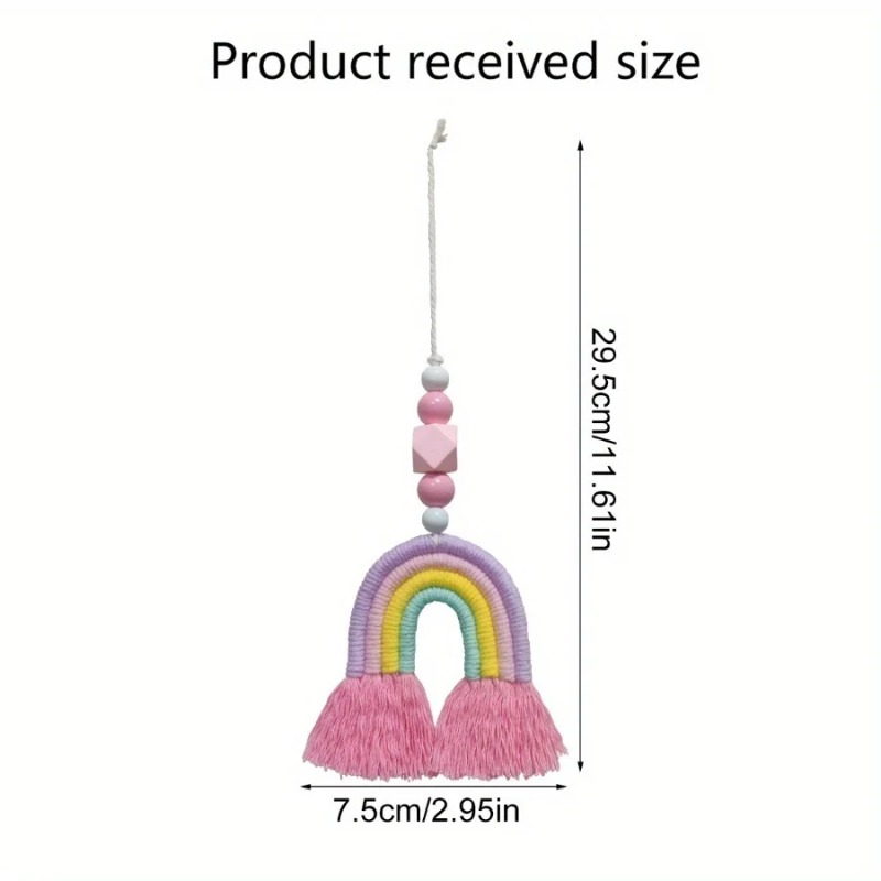 Rainbow Wind Chimes Weaving Mi - đánh giá và giá Art And Craft For Nursery