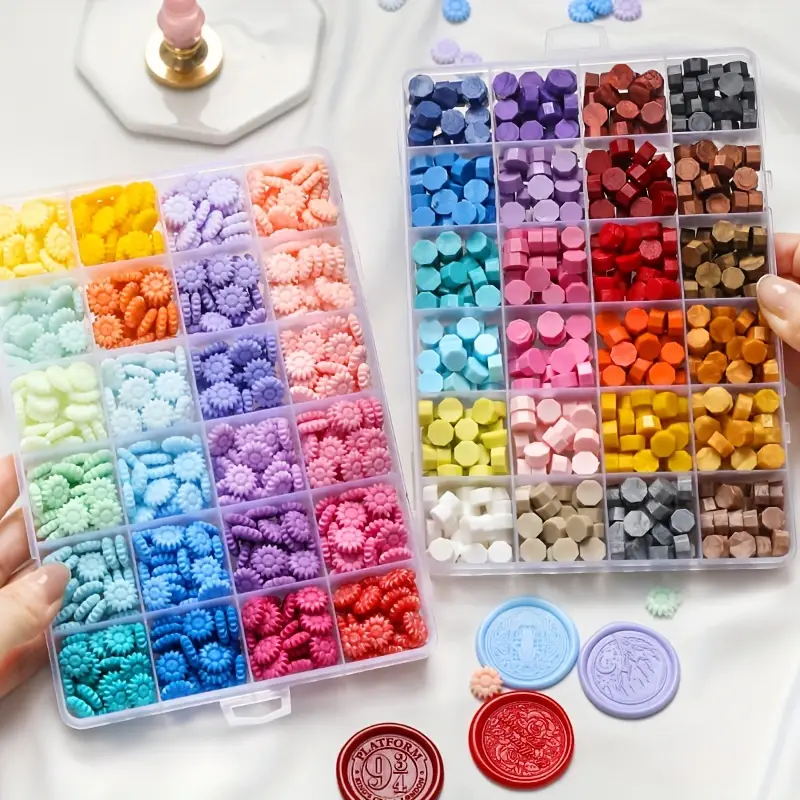 600Pcs Box Sealing Wax Beads,  - đánh giá và giá Batik Wax Kit
