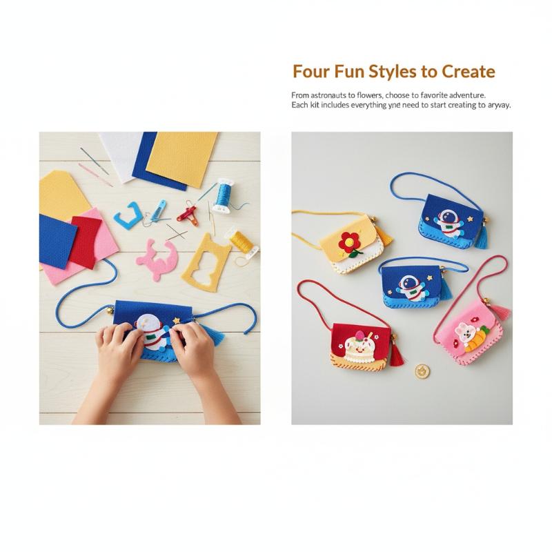 Children Felt Bag Making Kit D - đánh giá và giá Art Craft For Kindergarten