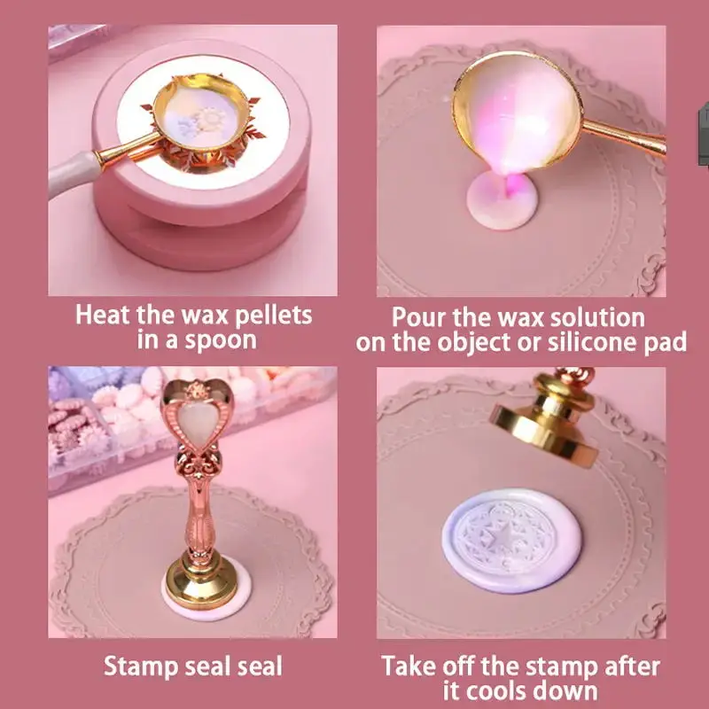 200pcs Tulip Wax Seal Stamp Ki - đánh giá và giá Batik Wax Kit