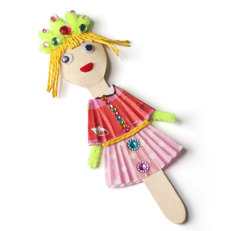 20PCS/LOT.Wood spoon arts and  - đánh giá và giá Art Craft For Kindergarten