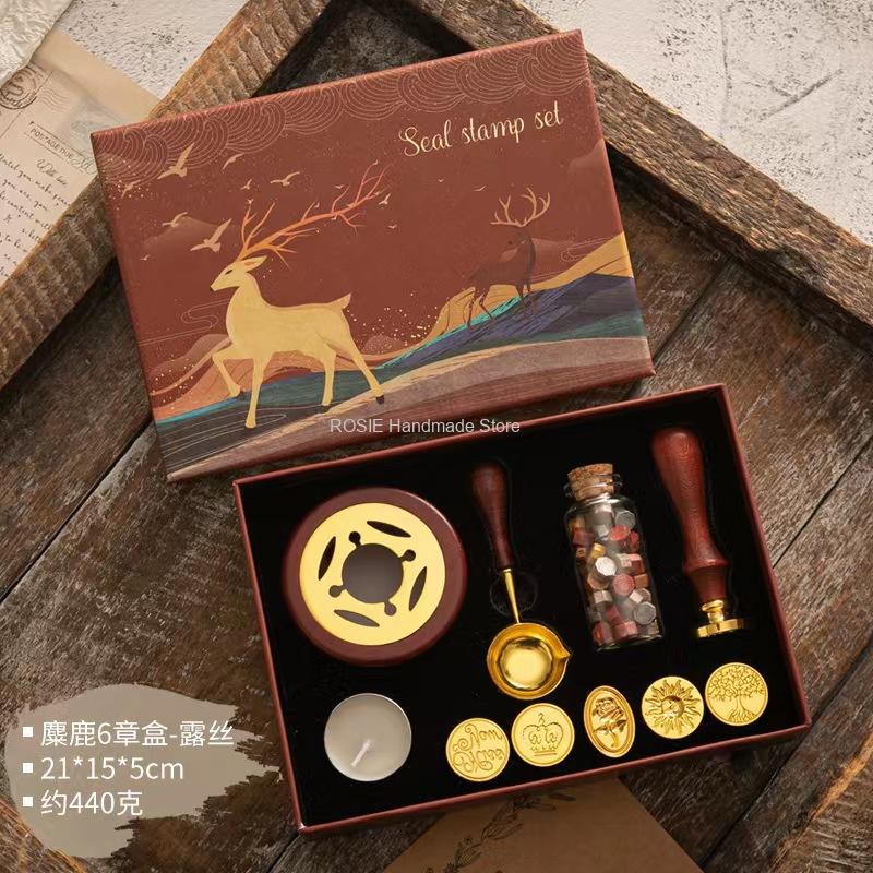 Wax Seal Stamp Set Lacquered S - đánh giá và giá Batik Wax Kit