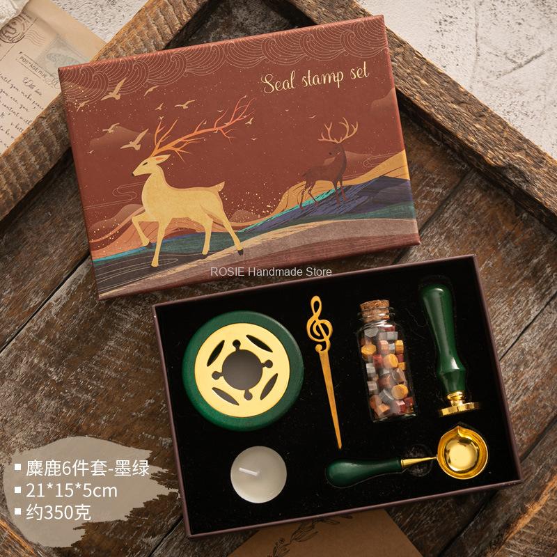 Wax Seal Stamp Set Lacquered S - đánh giá và giá Batik Wax Kit