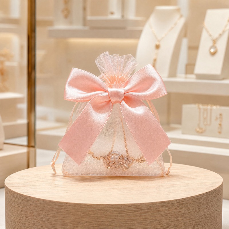 10/20pcs Pink Bow Gift Bags Tr - đánh giá và giá Art Craft Holiday
