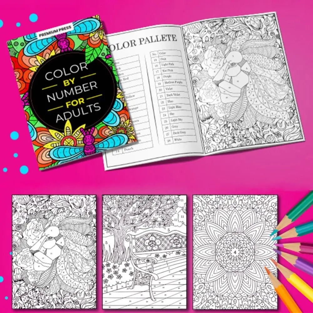 80 Pages Color By Number for A - đánh giá và giá Art And Craft Numbers