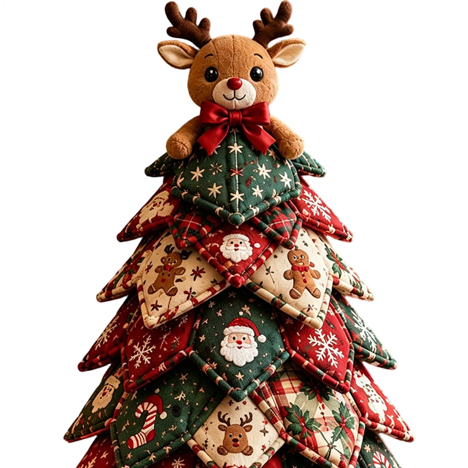Christmas Quilted Fabric Tree  - đánh giá và giá Art Craft For Christmas