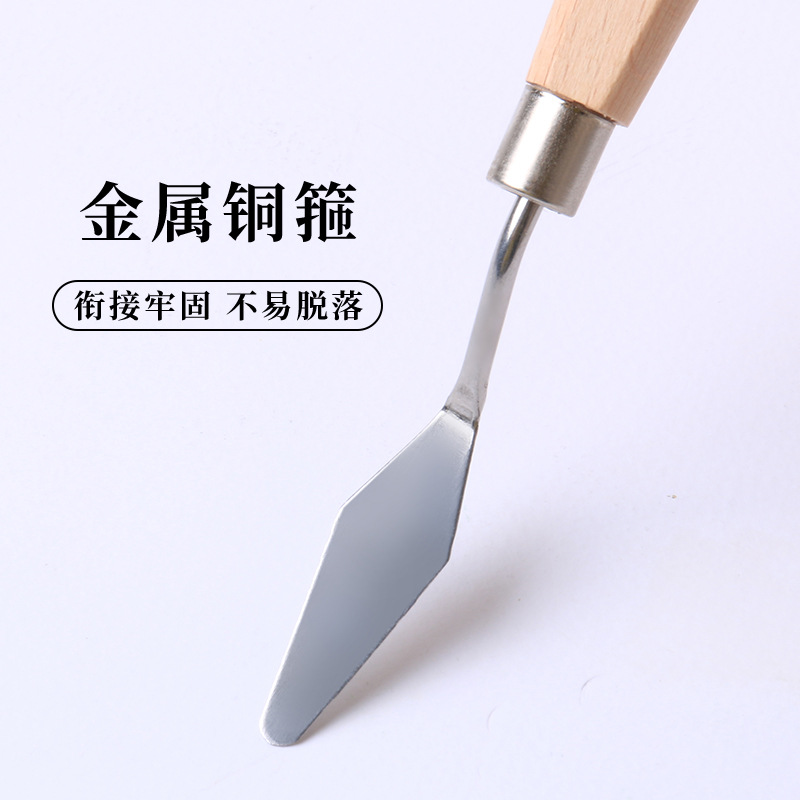 Oil painting wooden scraper Pa - đánh giá và giá Painting Knife Palette