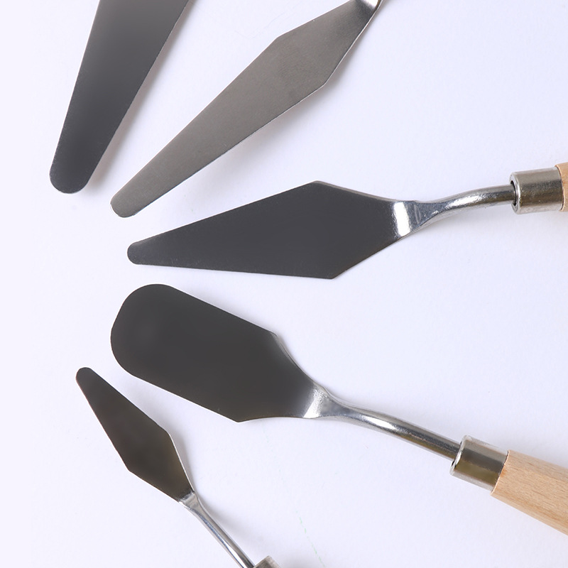Oil painting wooden scraper Pa - đánh giá và giá Painting Knife Palette