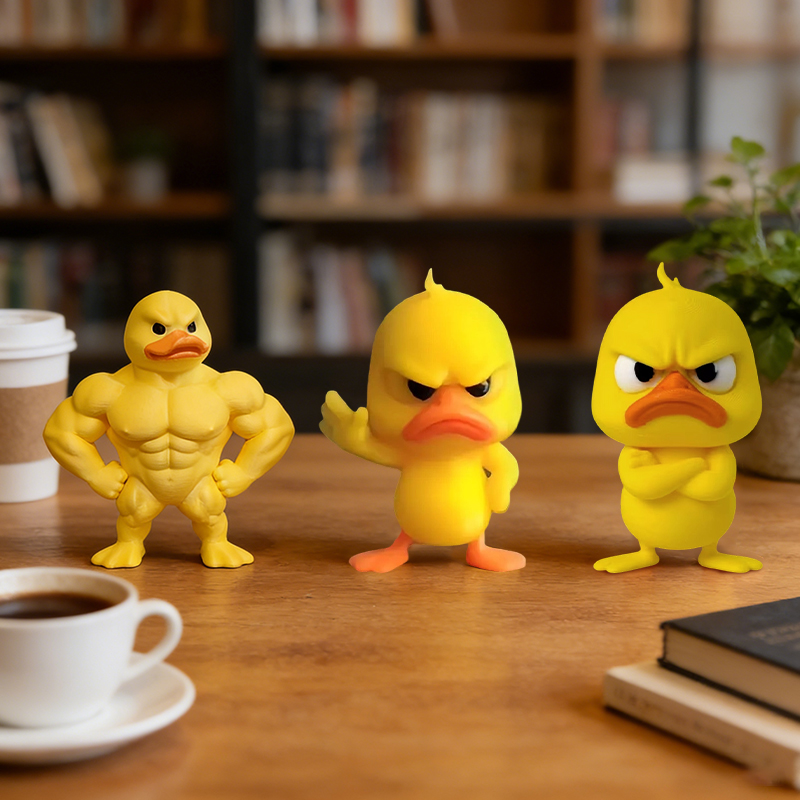 1/3pcs Angry Yellow Duck Statu - đánh giá và giá Art Craft Duck