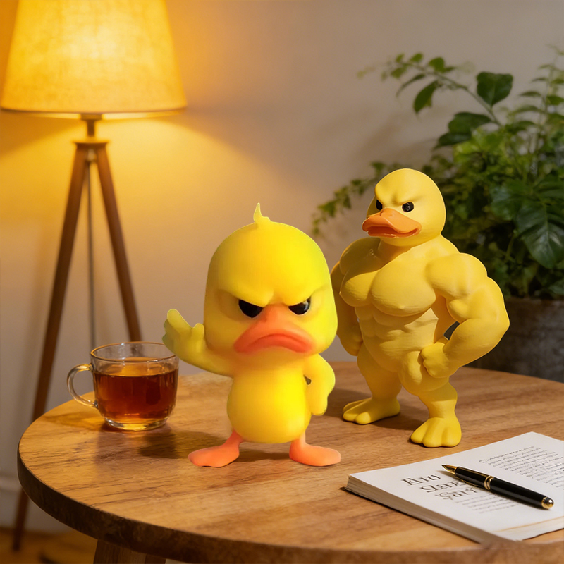 3/1Pcs Muscle/Angry Duck Statu - đánh giá và giá Art Craft Duck