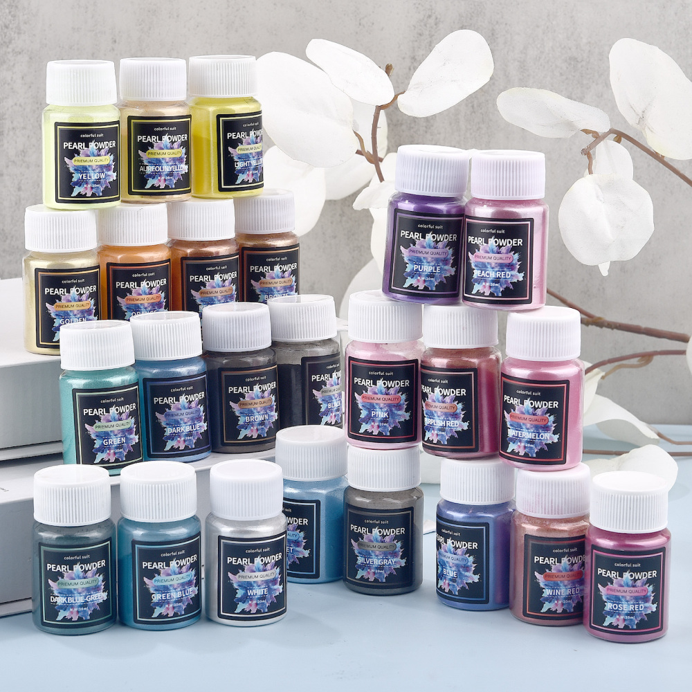 20ml Cosmetic Grade Pearlescen - đánh giá và giá Resin Pigment Powder