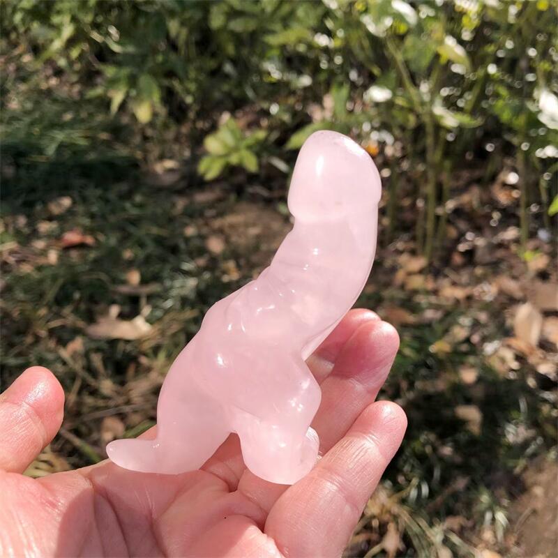 1PCS Natural Rose Quartz Carto - đánh giá và giá Art Craft Rose