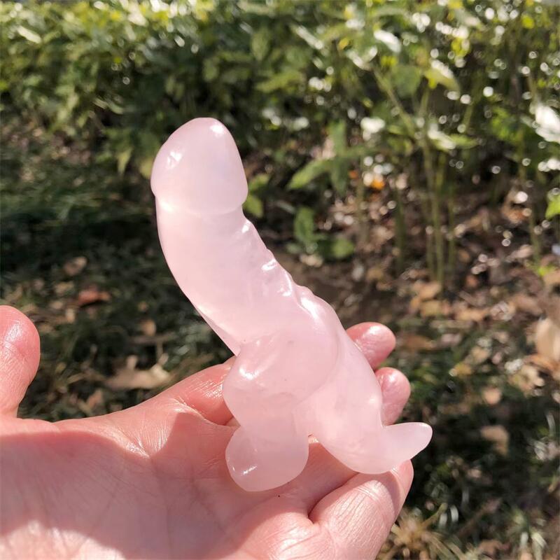 1PCS Natural Rose Quartz Carto - đánh giá và giá Art Craft Rose