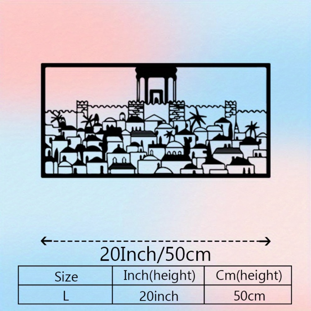 CIFBUY Metal Wall Art Jerusale - đánh giá và giá Art & Craft Voucher Code