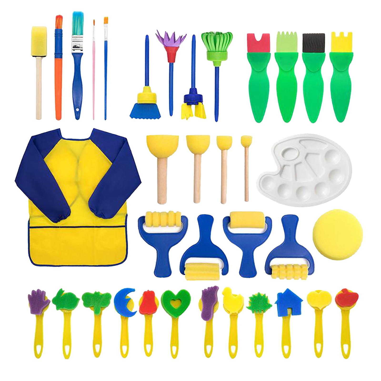36pcs Sponge Paint Roller Brus - đánh giá và giá Art Craft For Kindergarten